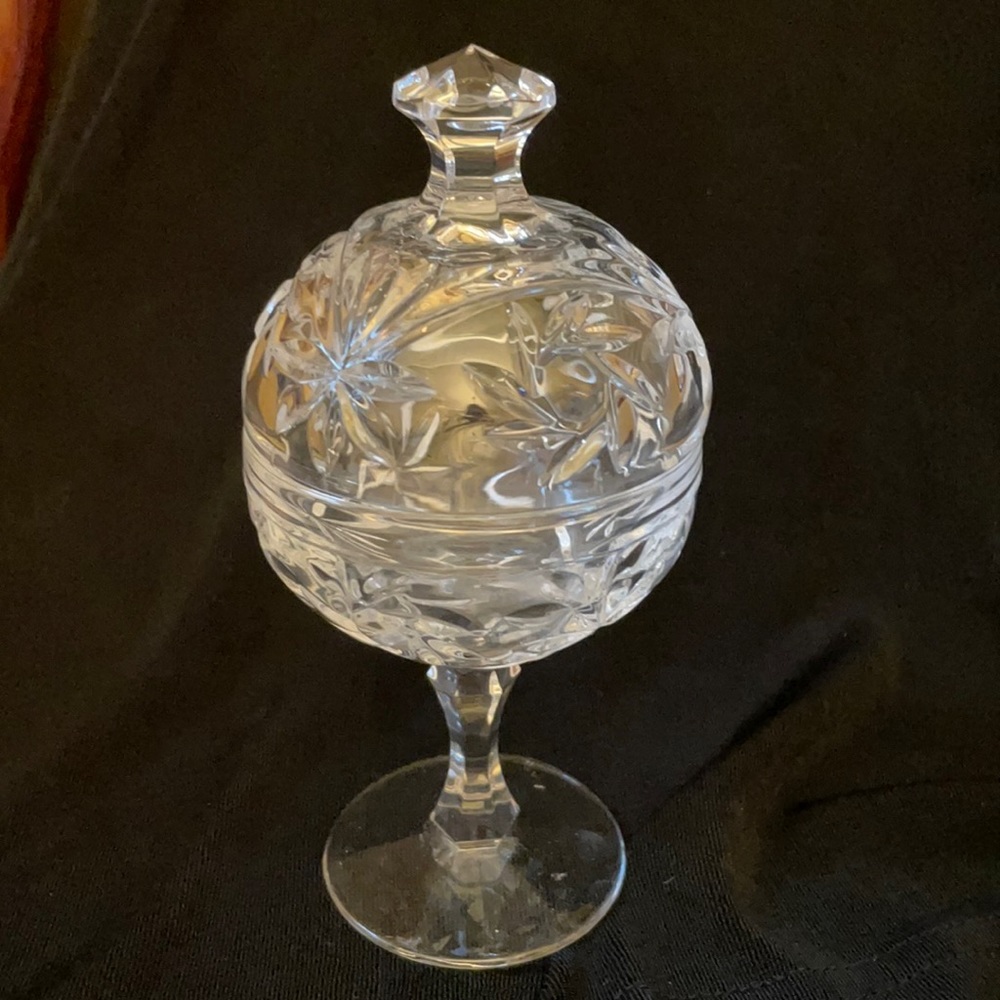 Tritschler Winterhalder 24% lead crystal pressed glass, West Germany pre-1940s
